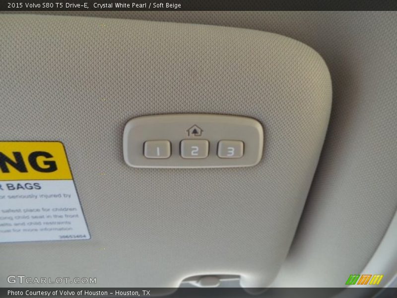 Crystal White Pearl / Soft Beige 2015 Volvo S80 T5 Drive-E