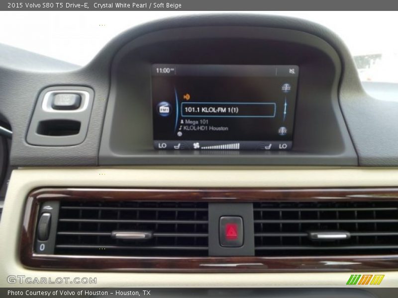 Crystal White Pearl / Soft Beige 2015 Volvo S80 T5 Drive-E