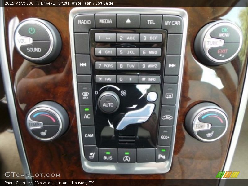 Crystal White Pearl / Soft Beige 2015 Volvo S80 T5 Drive-E