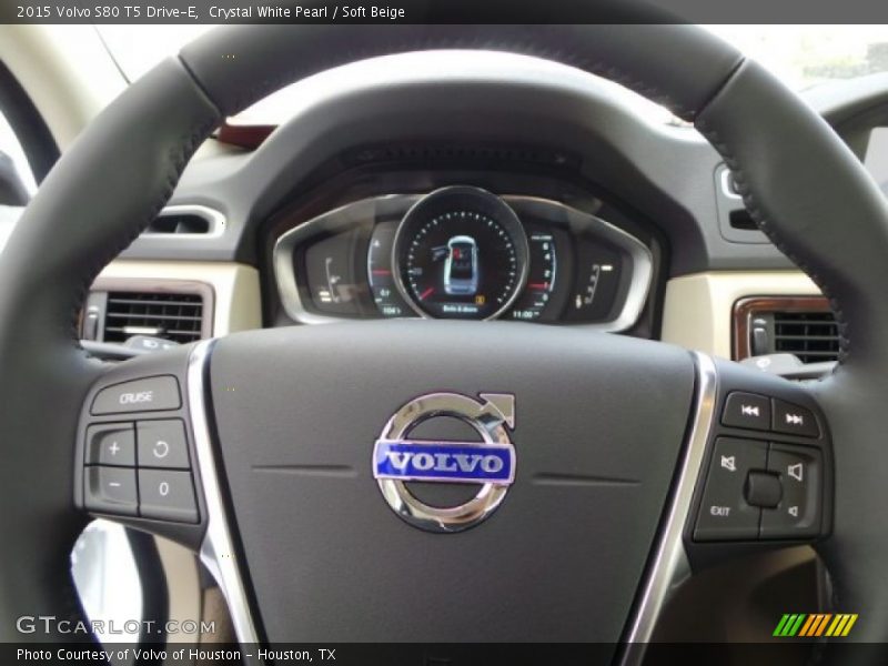 Crystal White Pearl / Soft Beige 2015 Volvo S80 T5 Drive-E