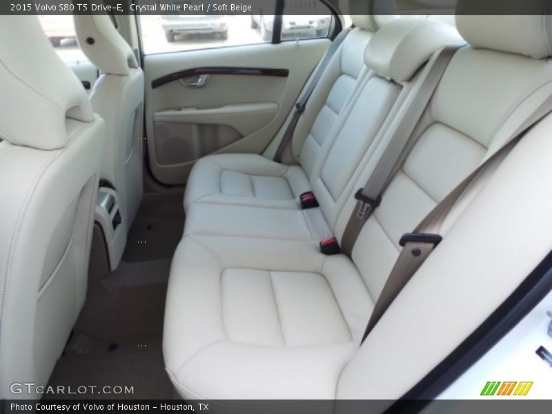 Crystal White Pearl / Soft Beige 2015 Volvo S80 T5 Drive-E