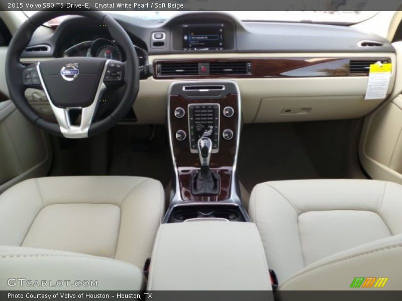Crystal White Pearl / Soft Beige 2015 Volvo S80 T5 Drive-E