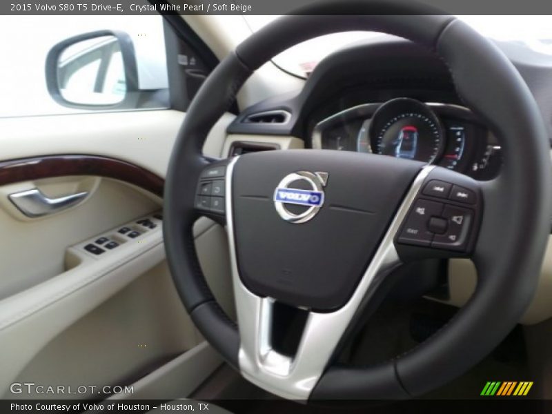 Crystal White Pearl / Soft Beige 2015 Volvo S80 T5 Drive-E