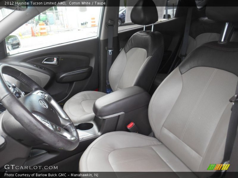 Cotton White / Taupe 2012 Hyundai Tucson Limited AWD