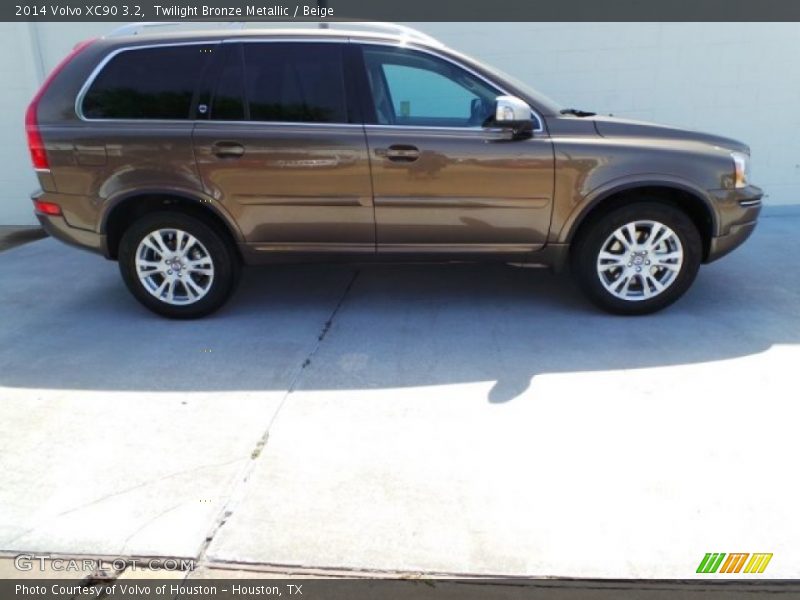 Twilight Bronze Metallic / Beige 2014 Volvo XC90 3.2