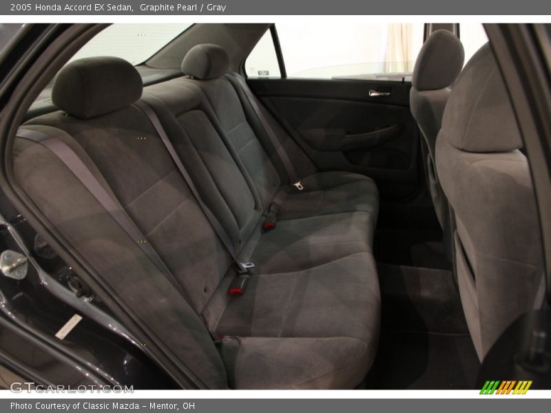 Rear Seat of 2005 Accord EX Sedan