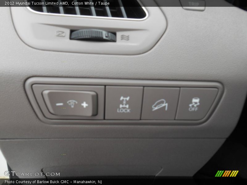 Cotton White / Taupe 2012 Hyundai Tucson Limited AWD