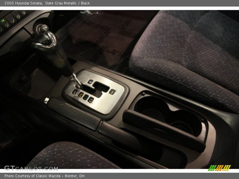 Slate Gray Metallic / Black 2003 Hyundai Sonata