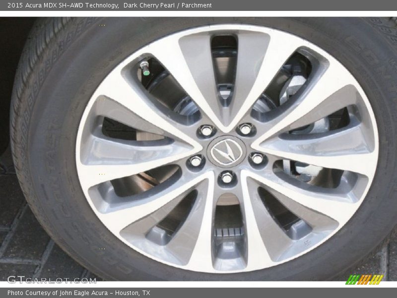 Dark Cherry Pearl / Parchment 2015 Acura MDX SH-AWD Technology