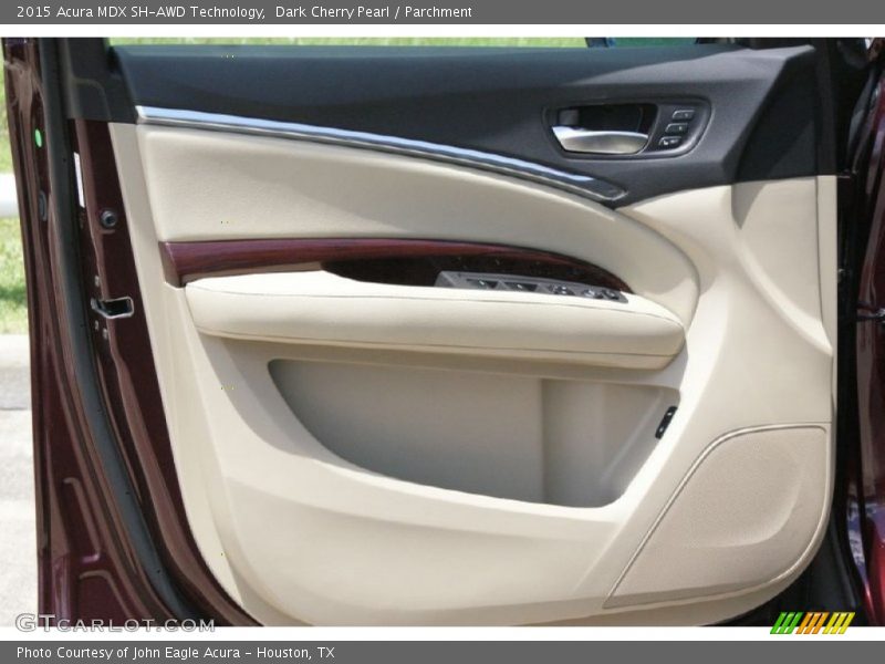 Dark Cherry Pearl / Parchment 2015 Acura MDX SH-AWD Technology
