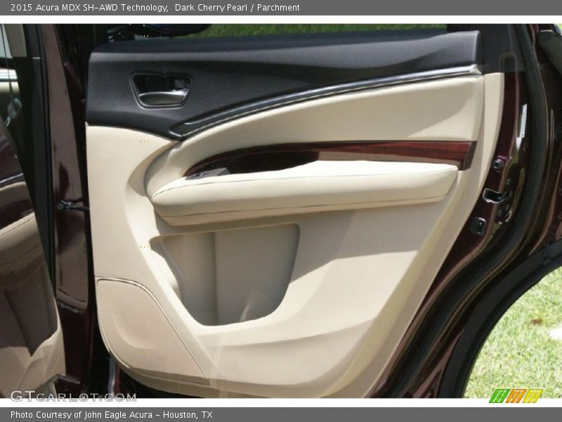 Dark Cherry Pearl / Parchment 2015 Acura MDX SH-AWD Technology