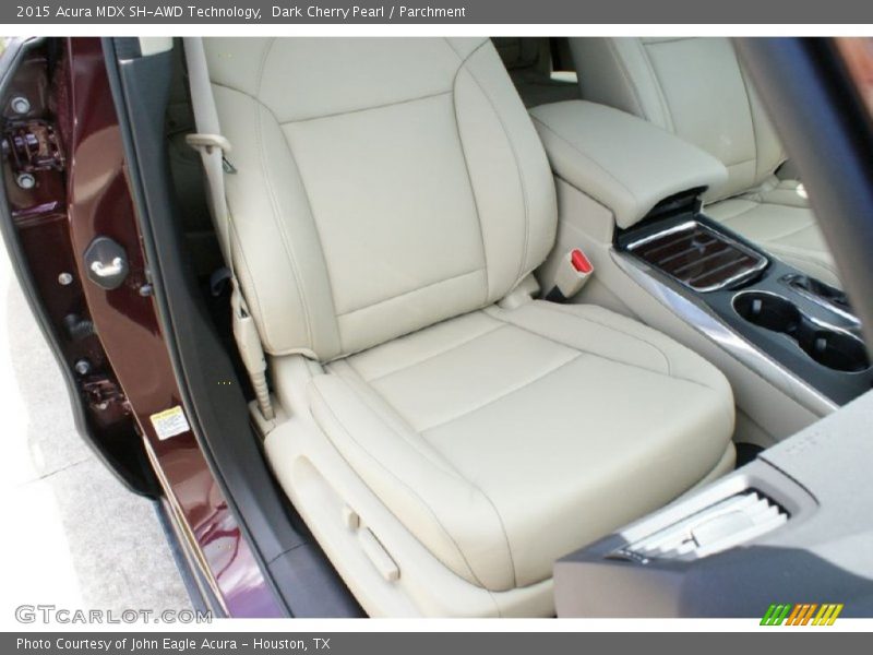 Dark Cherry Pearl / Parchment 2015 Acura MDX SH-AWD Technology