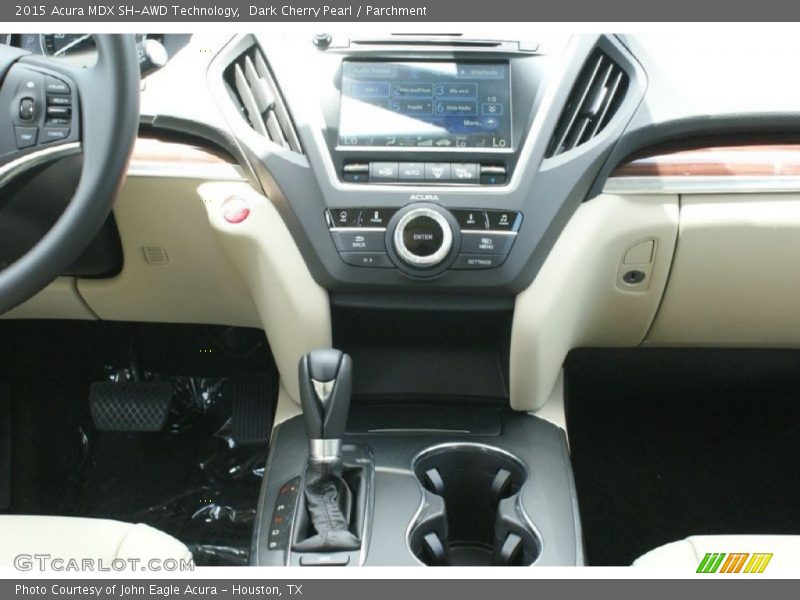 Dark Cherry Pearl / Parchment 2015 Acura MDX SH-AWD Technology