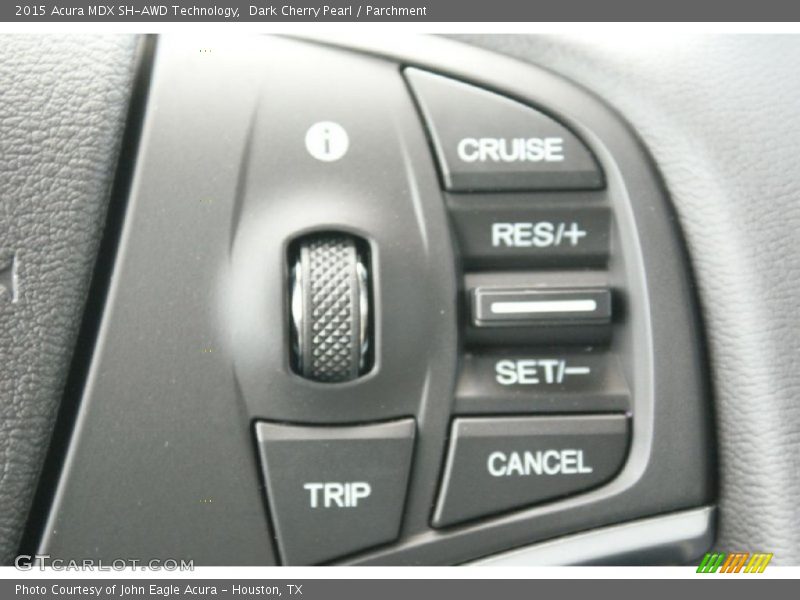 Dark Cherry Pearl / Parchment 2015 Acura MDX SH-AWD Technology