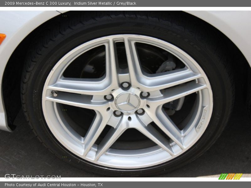 Iridium Silver Metallic / Grey/Black 2009 Mercedes-Benz C 300 Luxury