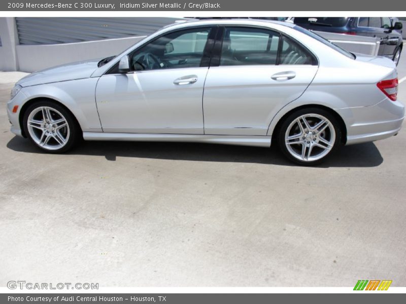 Iridium Silver Metallic / Grey/Black 2009 Mercedes-Benz C 300 Luxury
