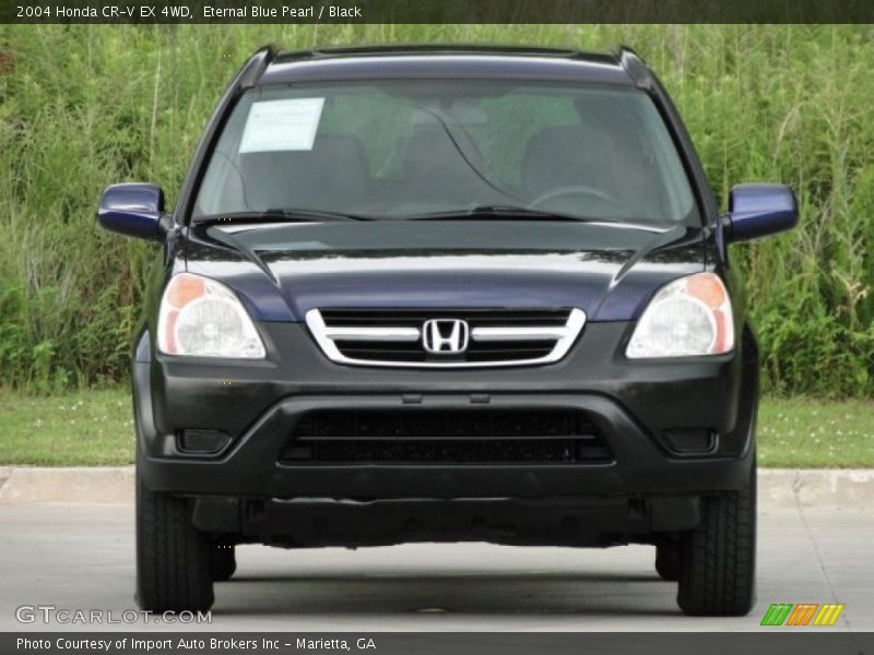 Eternal Blue Pearl / Black 2004 Honda CR-V EX 4WD
