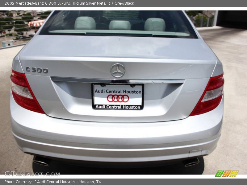 Iridium Silver Metallic / Grey/Black 2009 Mercedes-Benz C 300 Luxury