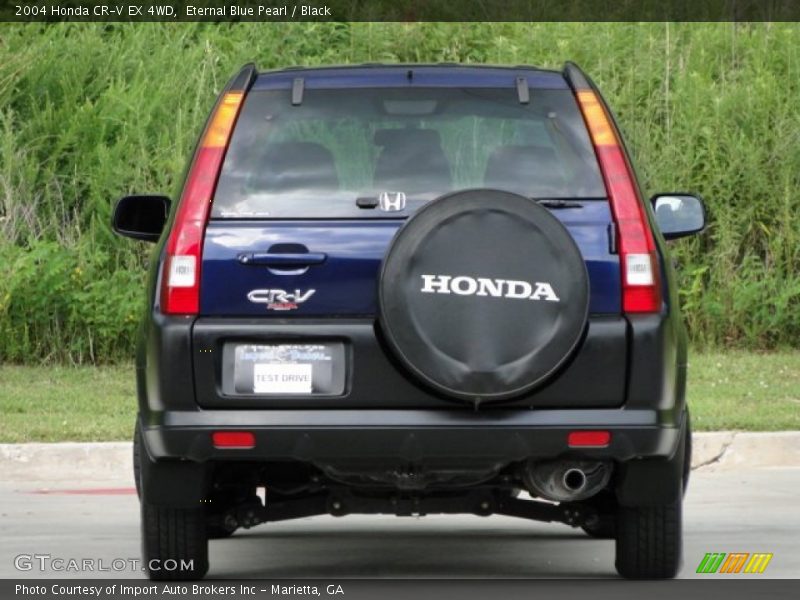 Eternal Blue Pearl / Black 2004 Honda CR-V EX 4WD