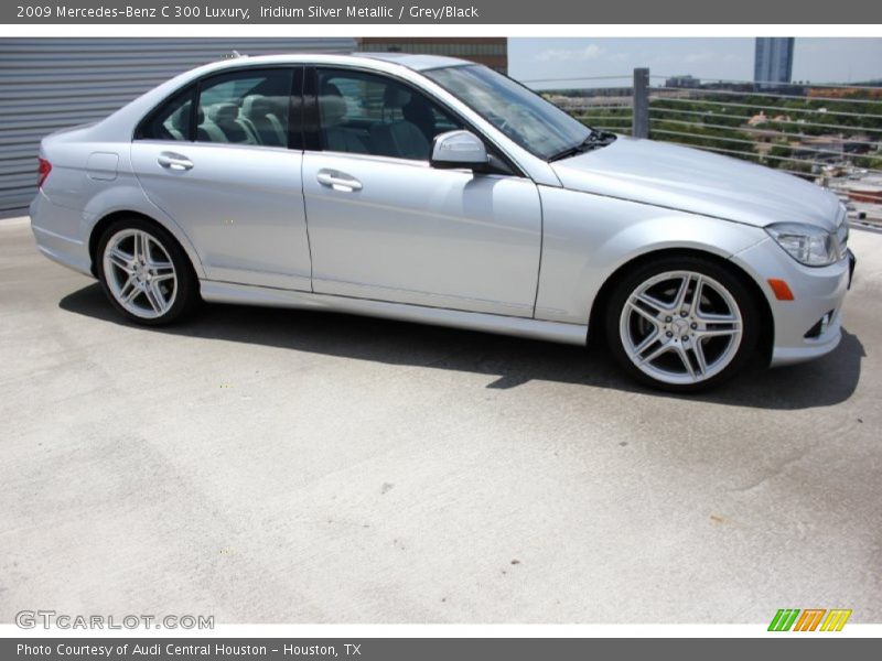 Iridium Silver Metallic / Grey/Black 2009 Mercedes-Benz C 300 Luxury