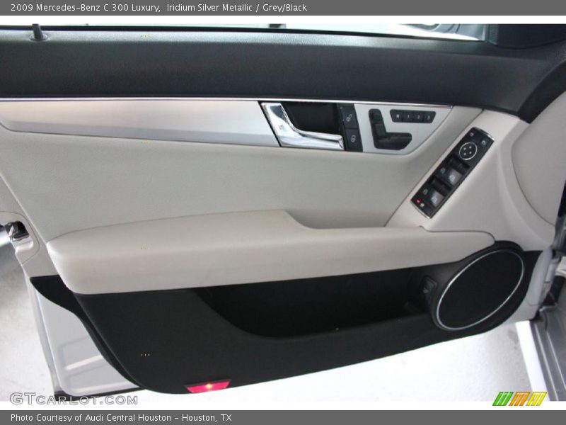 Iridium Silver Metallic / Grey/Black 2009 Mercedes-Benz C 300 Luxury