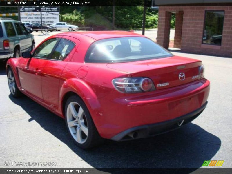 Velocity Red Mica / Black/Red 2004 Mazda RX-8