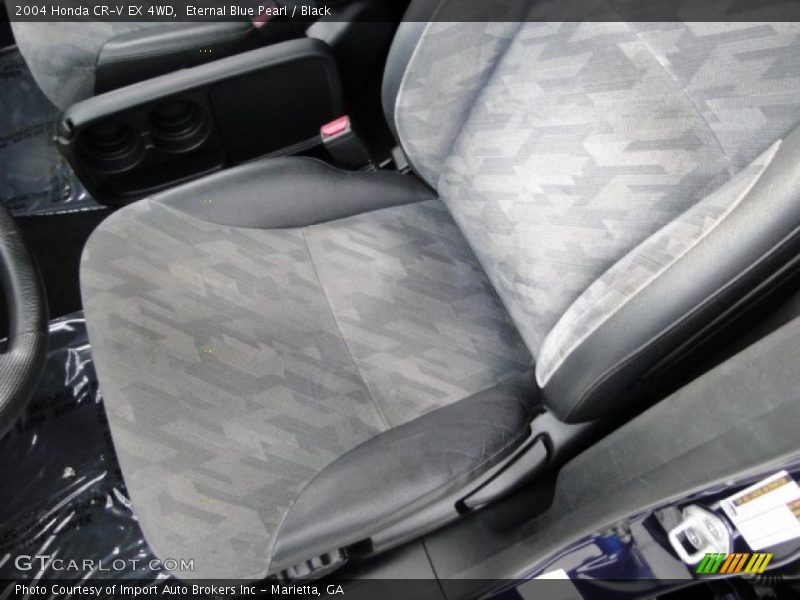 Eternal Blue Pearl / Black 2004 Honda CR-V EX 4WD
