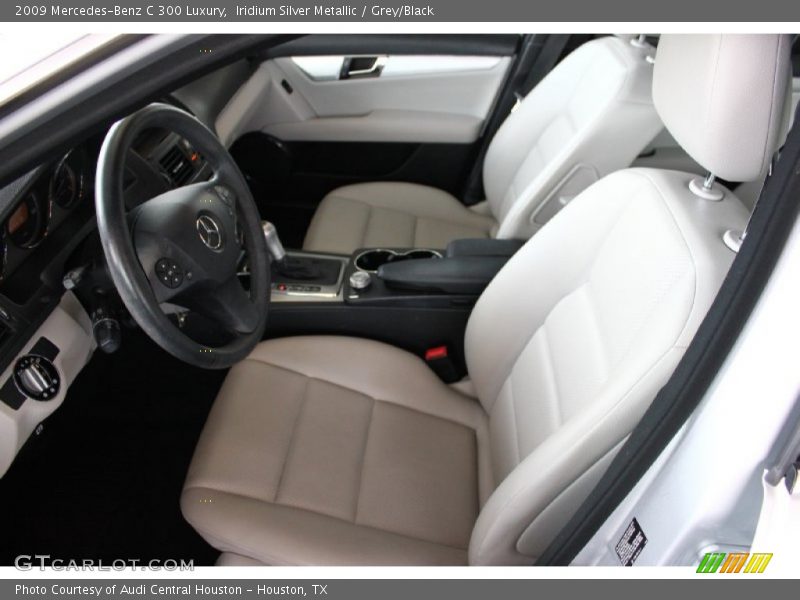 Iridium Silver Metallic / Grey/Black 2009 Mercedes-Benz C 300 Luxury