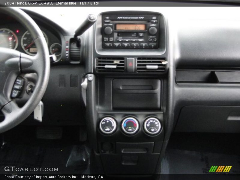 Eternal Blue Pearl / Black 2004 Honda CR-V EX 4WD