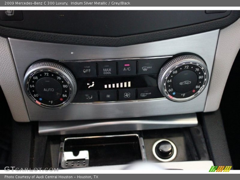 Iridium Silver Metallic / Grey/Black 2009 Mercedes-Benz C 300 Luxury