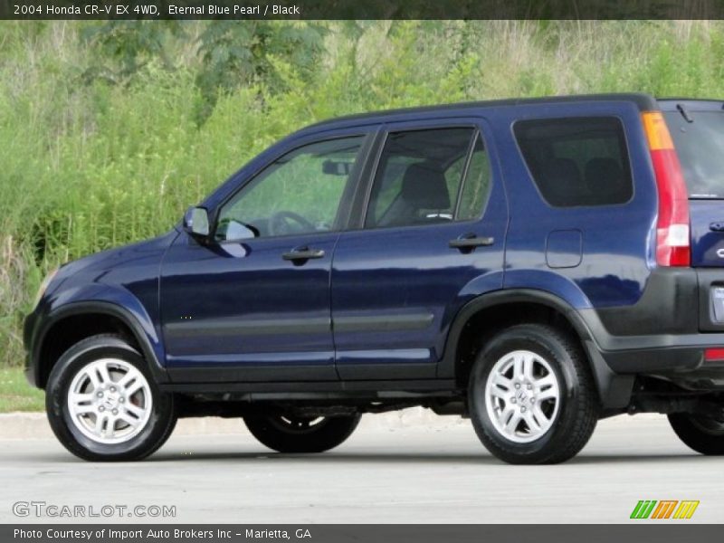 Eternal Blue Pearl / Black 2004 Honda CR-V EX 4WD
