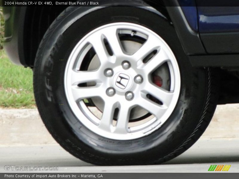 Eternal Blue Pearl / Black 2004 Honda CR-V EX 4WD