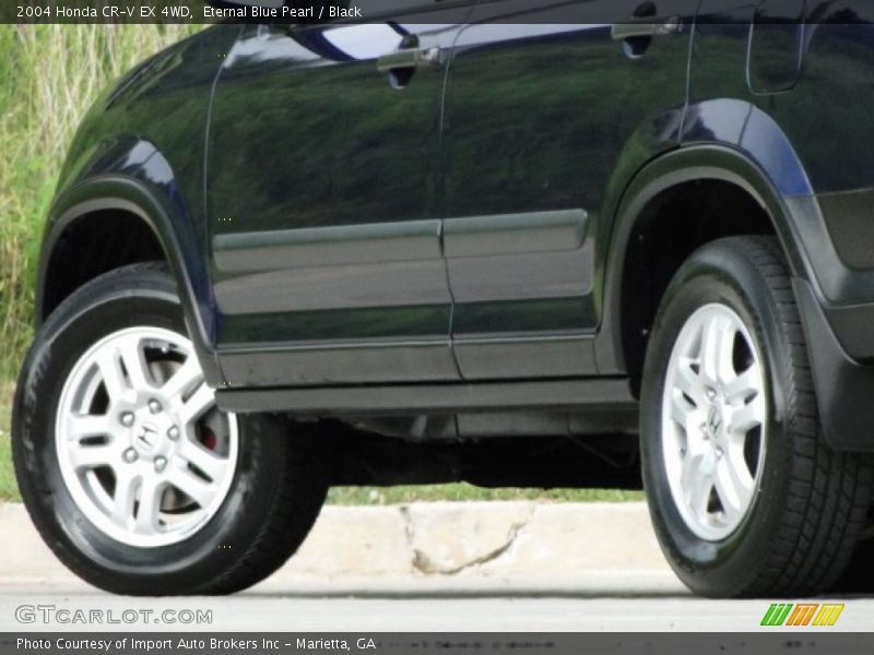 Eternal Blue Pearl / Black 2004 Honda CR-V EX 4WD