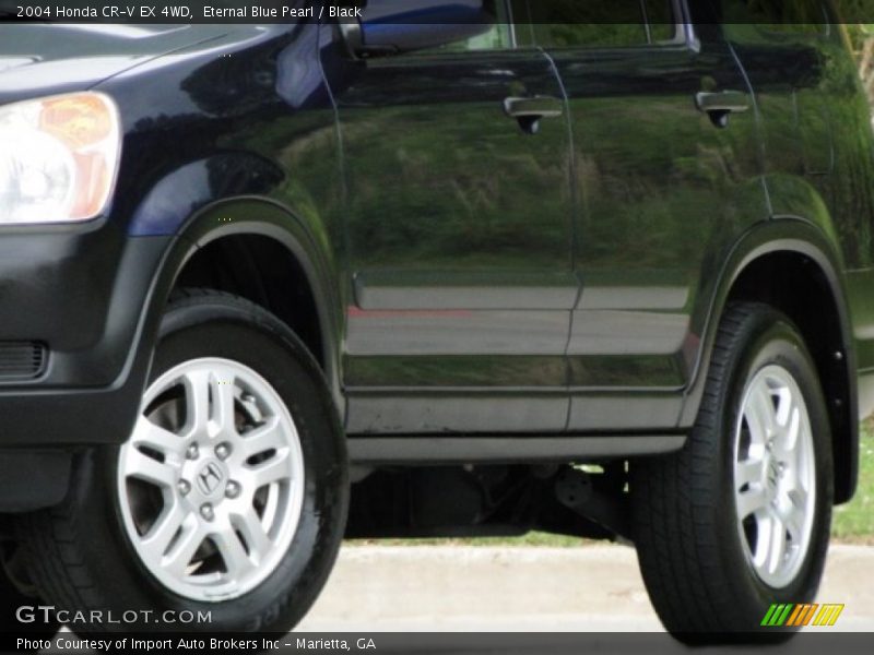 Eternal Blue Pearl / Black 2004 Honda CR-V EX 4WD