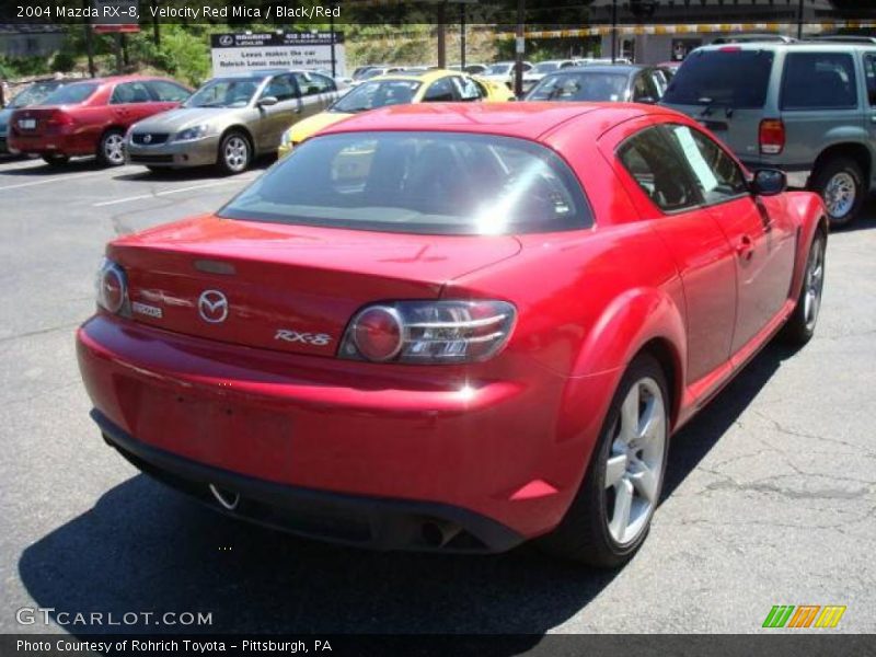 Velocity Red Mica / Black/Red 2004 Mazda RX-8