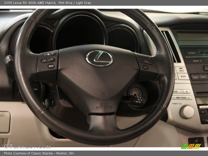 Flint Mica / Light Gray 2006 Lexus RX 400h AWD Hybrid