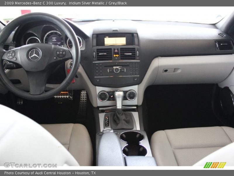 Iridium Silver Metallic / Grey/Black 2009 Mercedes-Benz C 300 Luxury
