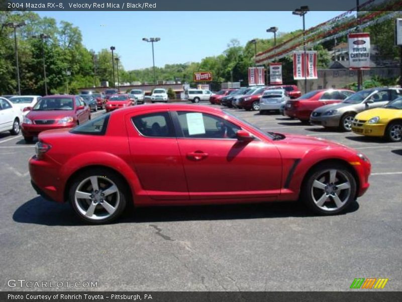 Velocity Red Mica / Black/Red 2004 Mazda RX-8