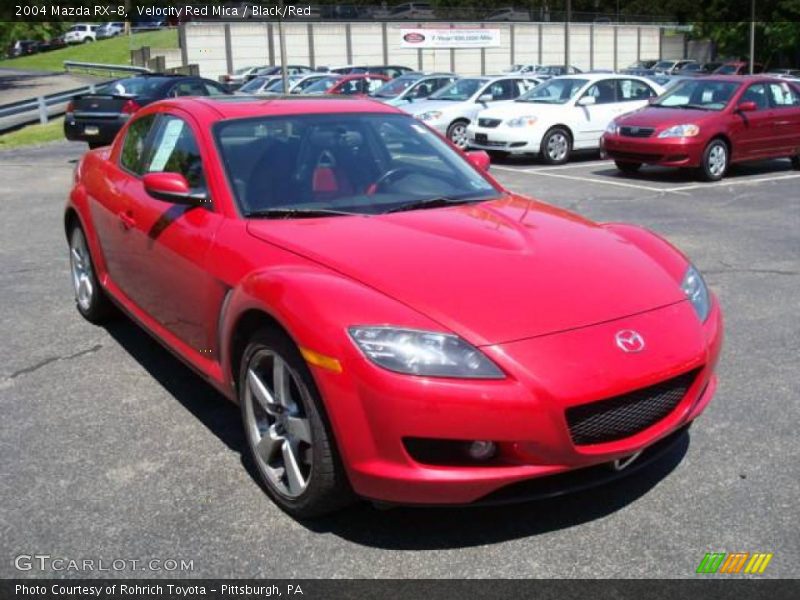 Velocity Red Mica / Black/Red 2004 Mazda RX-8