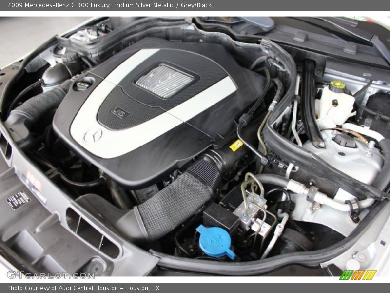 Iridium Silver Metallic / Grey/Black 2009 Mercedes-Benz C 300 Luxury