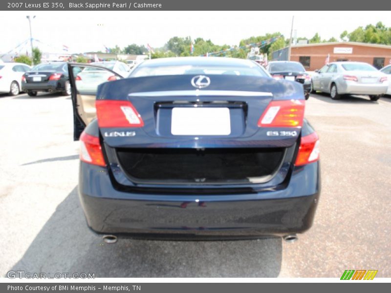 Black Sapphire Pearl / Cashmere 2007 Lexus ES 350