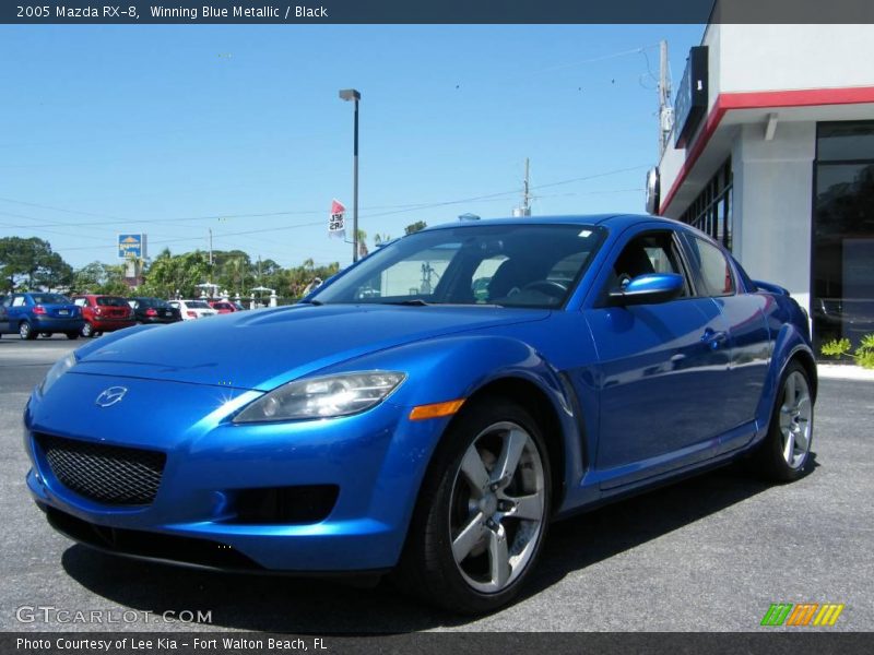 Winning Blue Metallic / Black 2005 Mazda RX-8