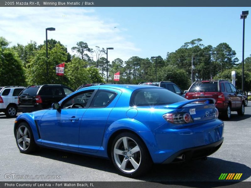 Winning Blue Metallic / Black 2005 Mazda RX-8