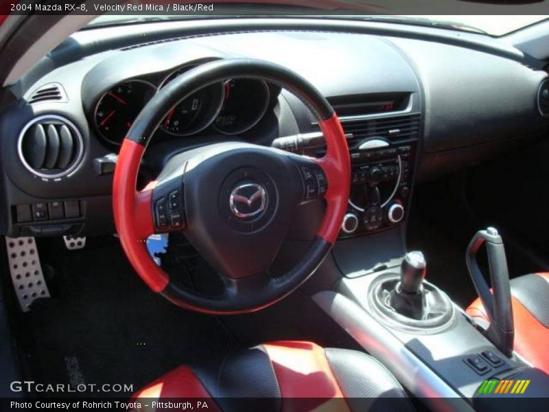Velocity Red Mica / Black/Red 2004 Mazda RX-8