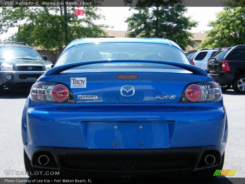 Winning Blue Metallic / Black 2005 Mazda RX-8