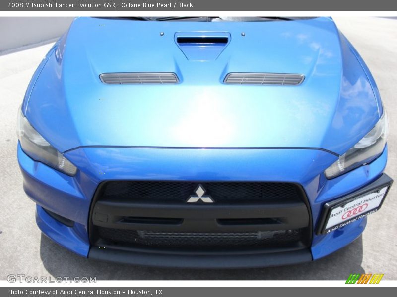 Octane Blue Pearl / Black 2008 Mitsubishi Lancer Evolution GSR