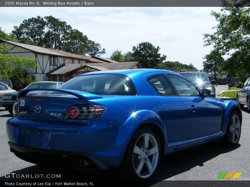 Winning Blue Metallic / Black 2005 Mazda RX-8