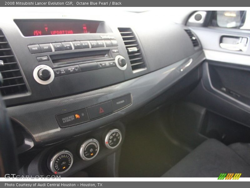 Octane Blue Pearl / Black 2008 Mitsubishi Lancer Evolution GSR