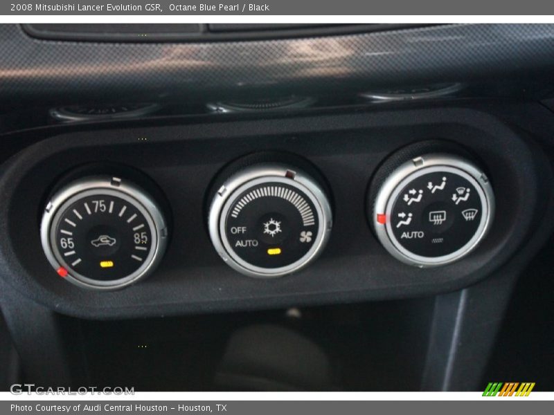 Octane Blue Pearl / Black 2008 Mitsubishi Lancer Evolution GSR