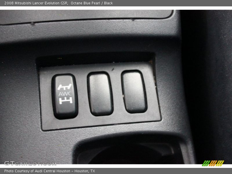 Octane Blue Pearl / Black 2008 Mitsubishi Lancer Evolution GSR